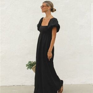 Solai French Riviera Linen Dress